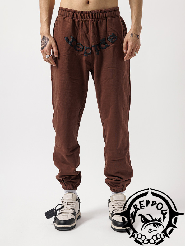 [buy more save more] Black Monogrammed on front Pants