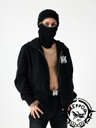 1:1 quality version Monogrammed Zipper Hoodie Hoodie