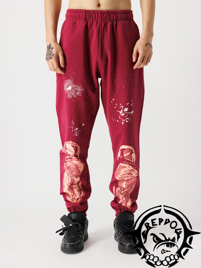 [buy more save more ]High-order Classic Cartoon Loose Sweatpants