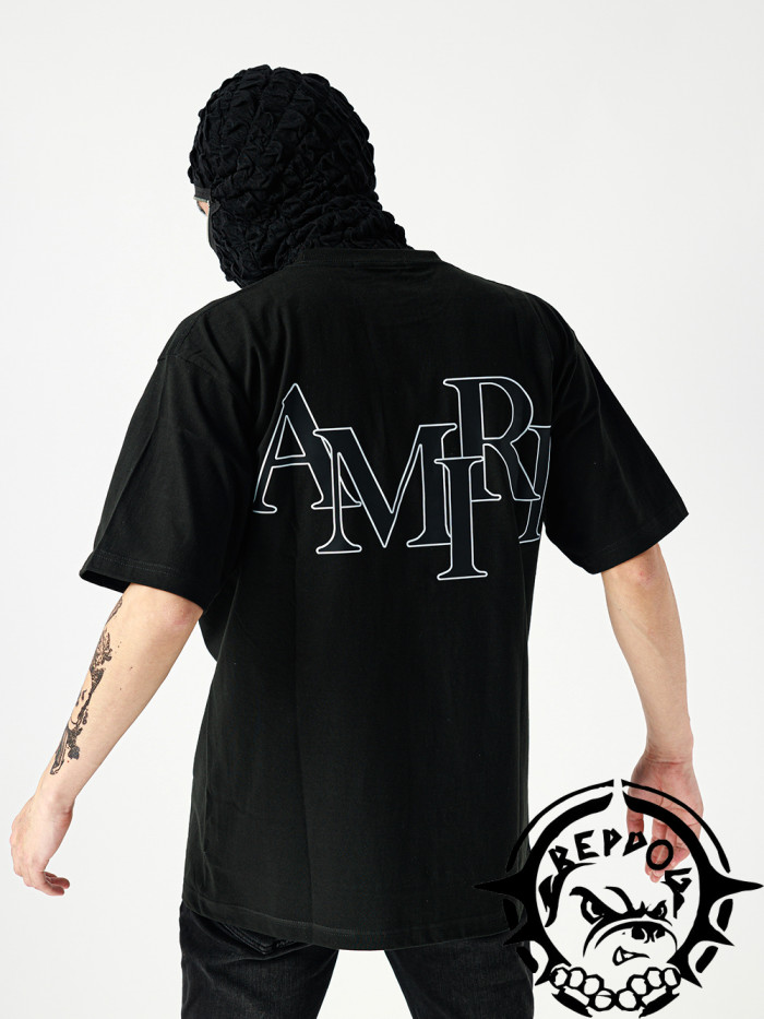 [buy more save more]  Overlapping Letter Print tee 28 colors