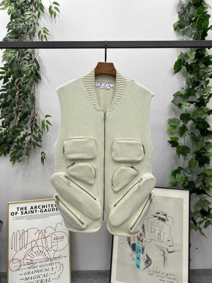 1:1 quality version Functional Work Vest Vest Sweater 2 colors