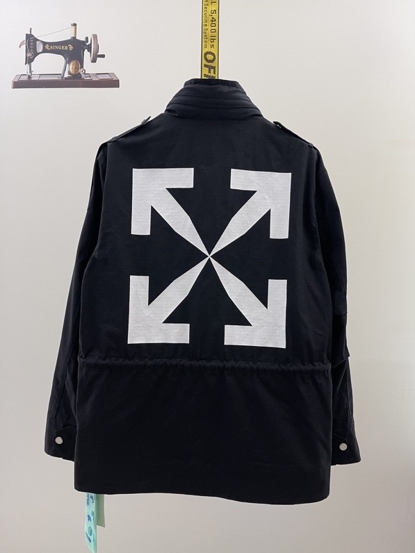 1:1 quality version Military Multi-Pocket Trench Coat Hoodie Jacket