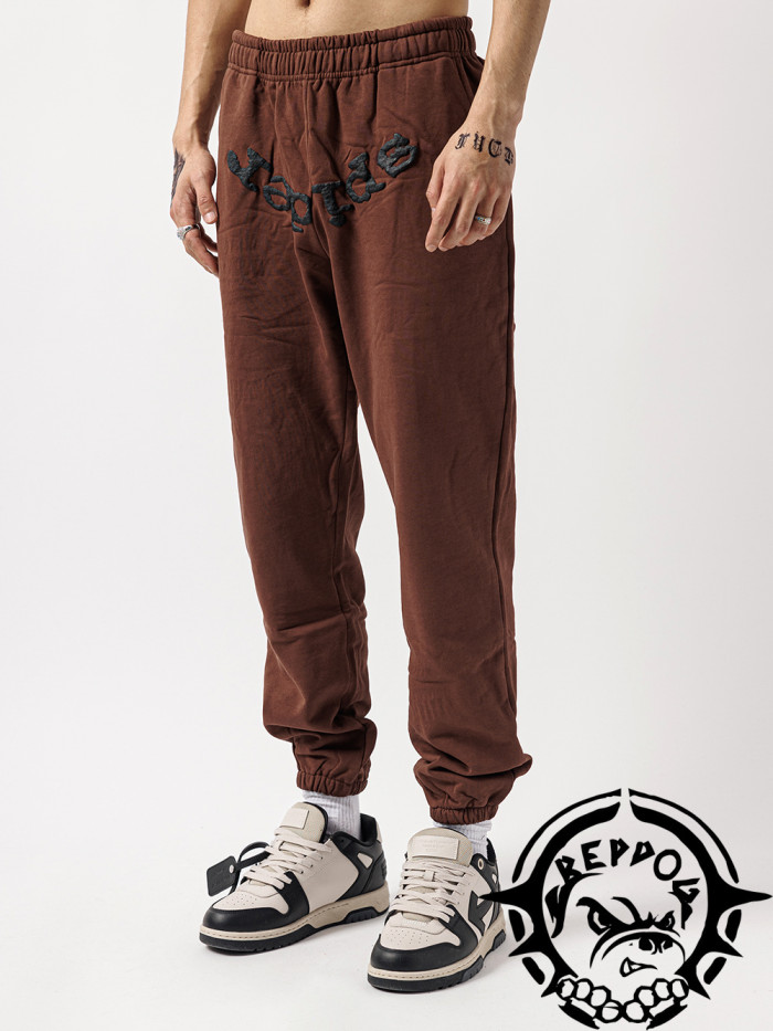 [buy more save more] Black Monogrammed on front Pants