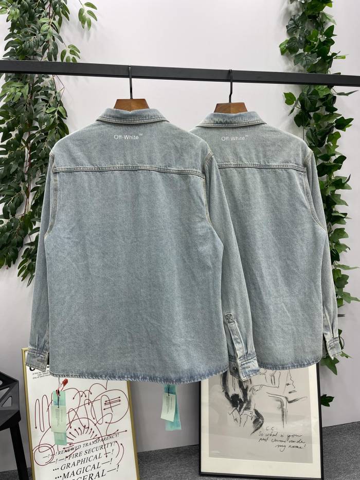 1:1 quality version Pocket Arrow Denim Shirt Jacket