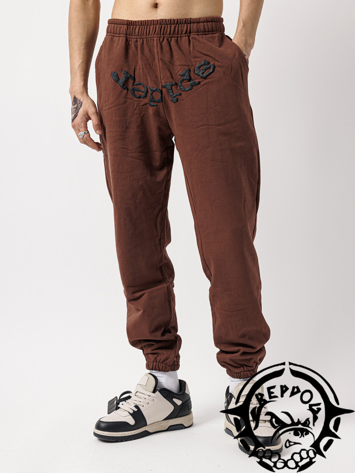 [buy more save more] Black Monogrammed on front Pants