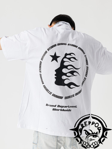 [buy more save more] 1:1 quality version Simple Logo Print Short Sleeve tee 2 colors