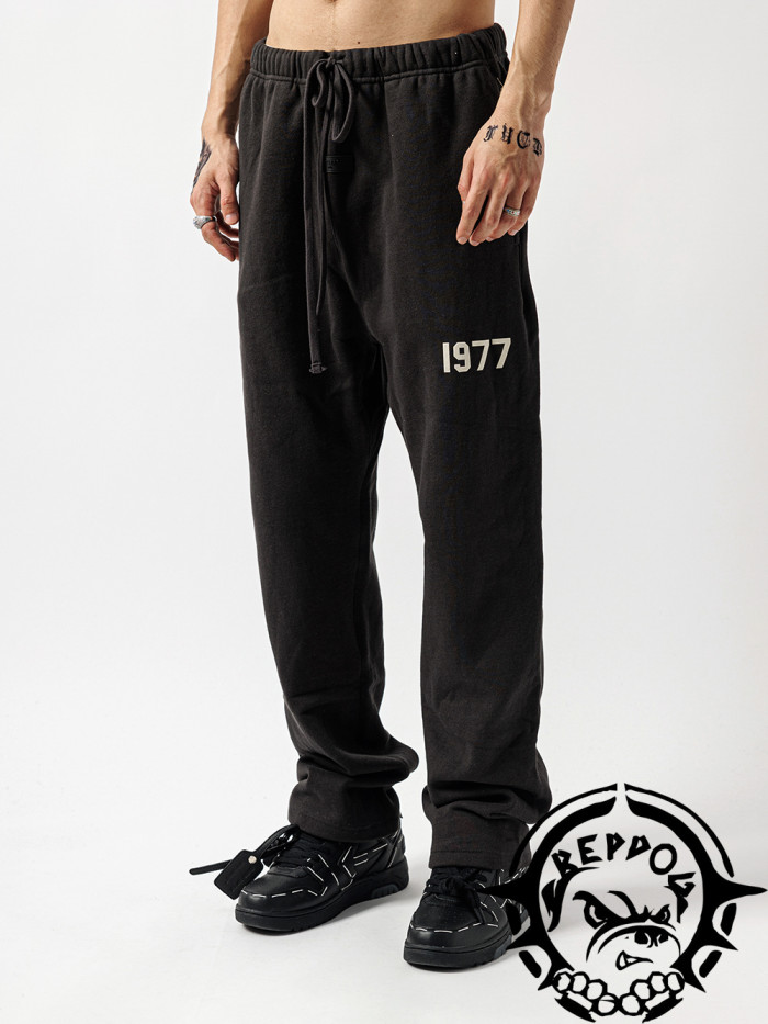 [Big & Tall for weights up to 220 lbs]1:1 quality version 1977 flocking printed Straight cylinder pants