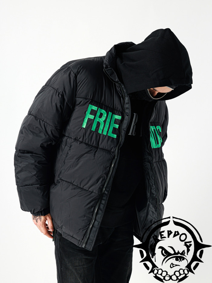 [Buy More Save More] Matte chest monogrammed cotton jacket