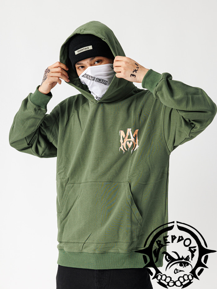 Green Logo Print Sweatshirt