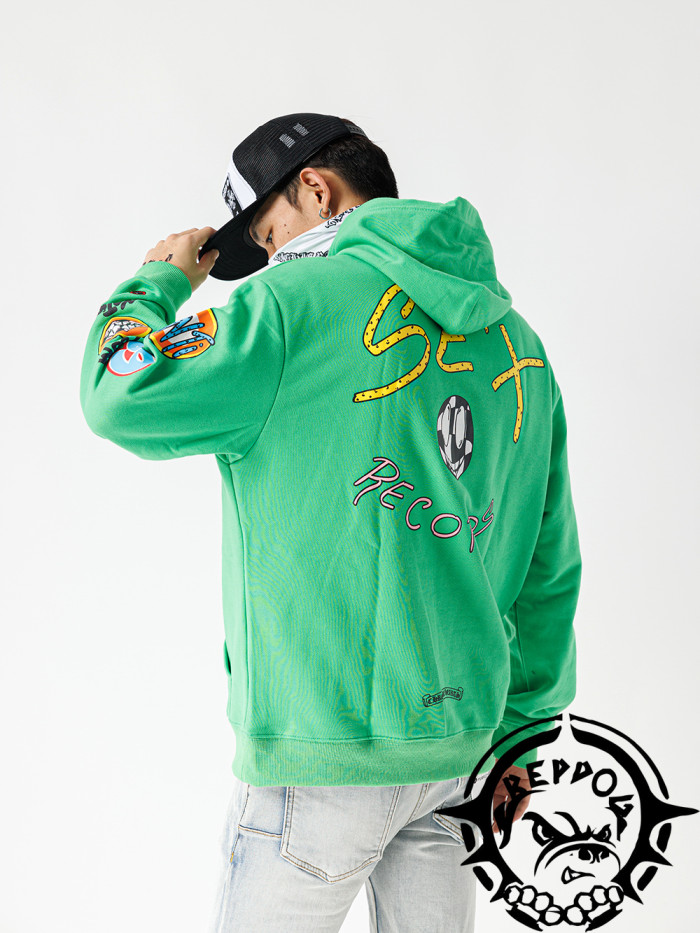 Street style graffiti hoodies