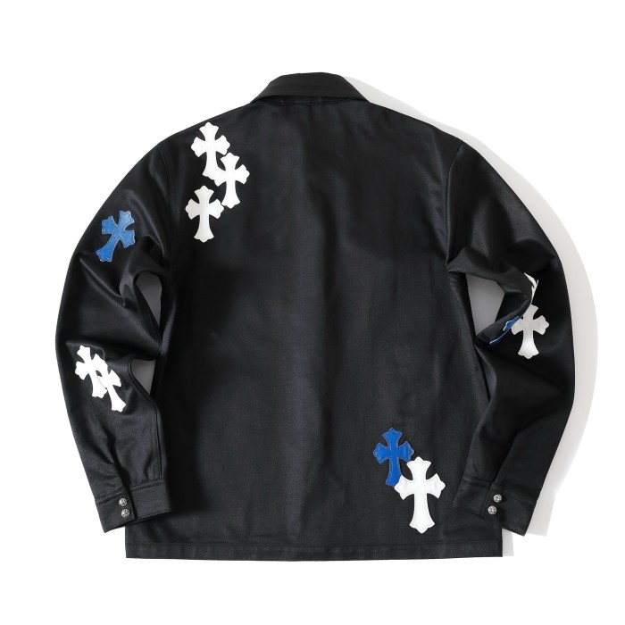 1:1 quality version Patchwork Cross-Patch Denim shirt