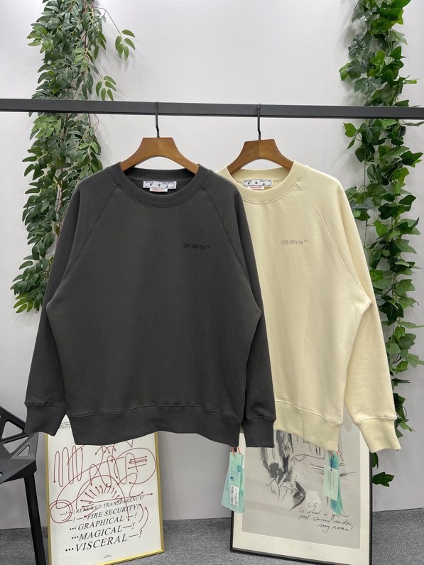 1:1 quality version Zebra Sleeve Crew Neck Sweatshirt 2 colors