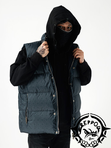 [Buy More Save More]1:1 quality version Matte full print cross down vest