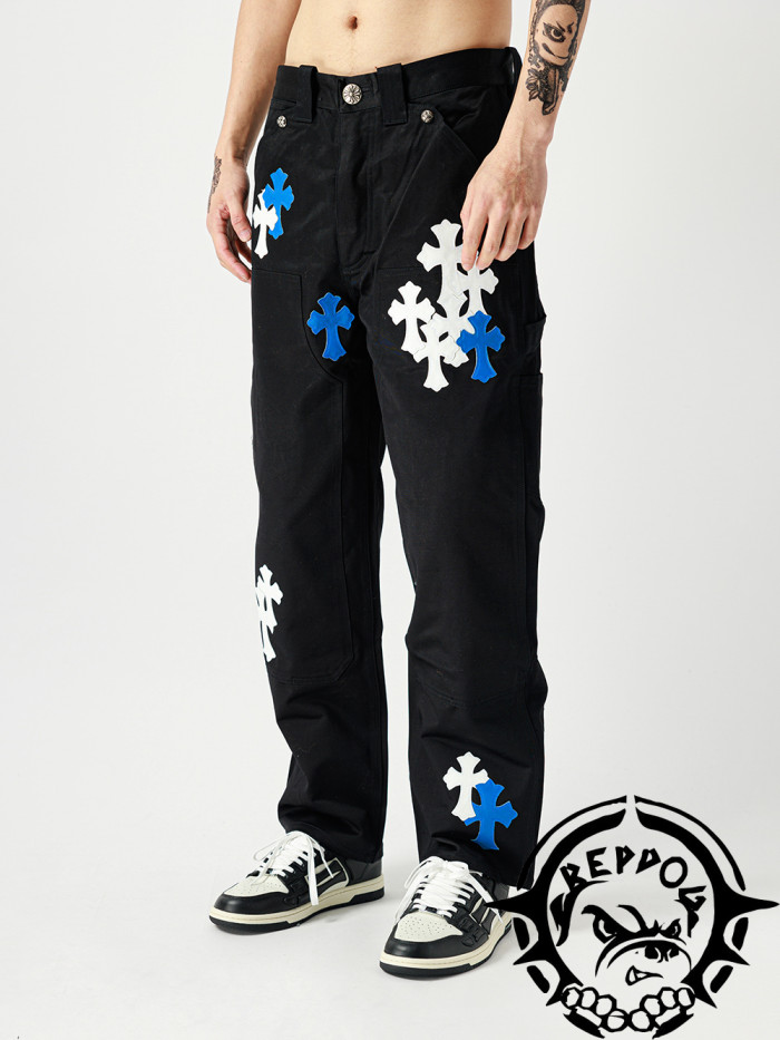 [Buy More Save More]1:1 quality version Patchwork Cross-Patch Jeans