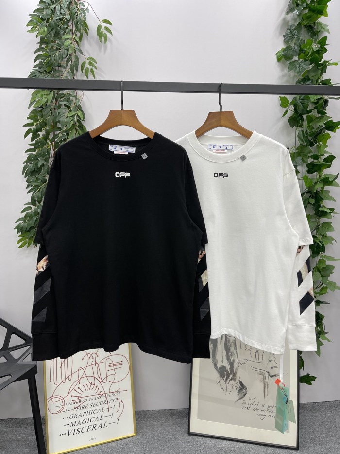 1:1 quality version Karawa False Two Piece Long Sleeve T-Shirt 2 colors