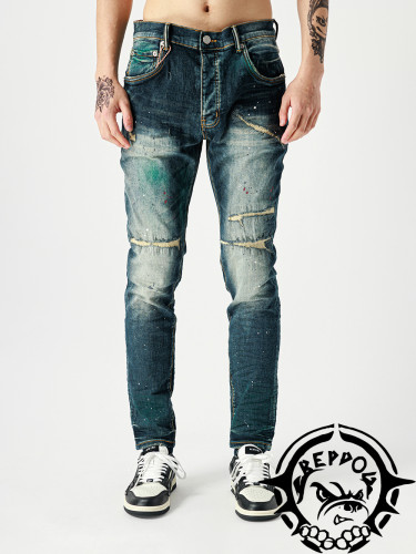 [buy more save more] 1:1 quality version Colorful Splash White Jeans