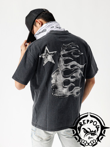 Logo Printed tee Chest Back