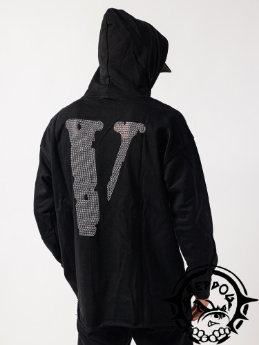 Vlone Black Friday Friends logo diamonds hoodie
