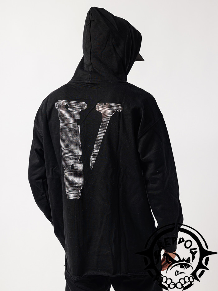 Vlone Black Friday Friends logo diamonds hoodie