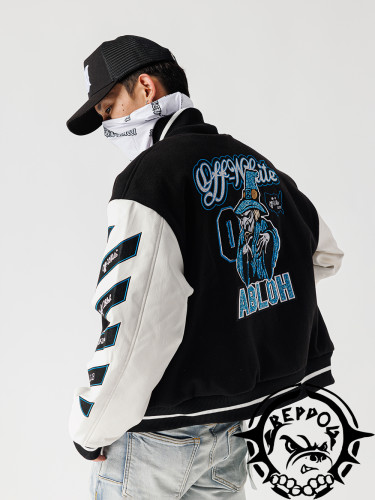 [Buy More Save More][Including comparative images of RepDog and other seller] 1:1 quality version Key Witch Stamped Baseball Jacket