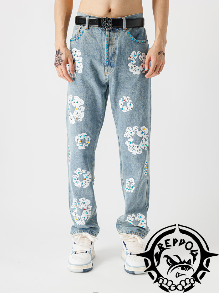 1:1 quality version Cottonwood & Gemstone Jeans 2 colors