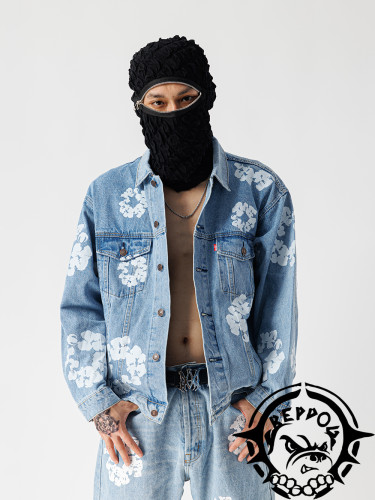 [50% Off]1:1 quality version High Street Kapok Denim Jacket 2 Colors 22513754