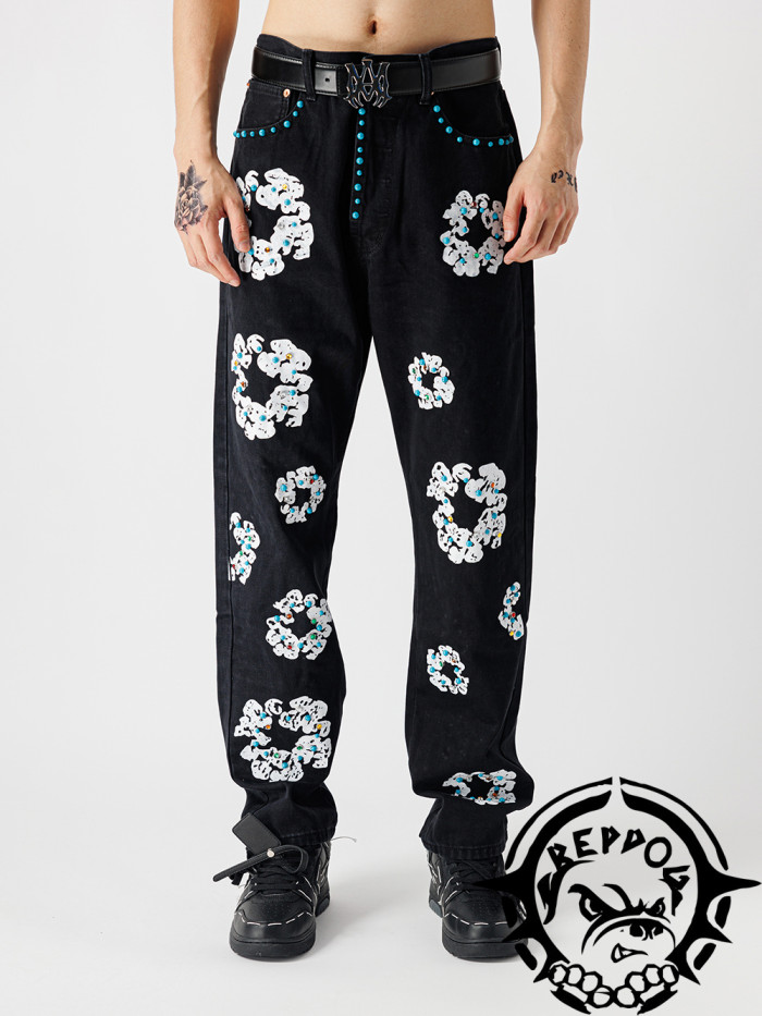 1:1 quality version Cottonwood & Gemstone Jeans 2 colors