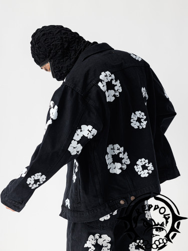 1:1 quality version High Street Kapok Denim Jacket 2 Colors