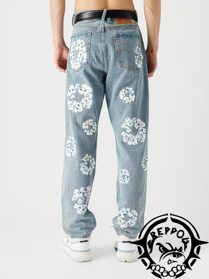 1:1 quality version Cottonwood & Gemstone Jeans 2 colors