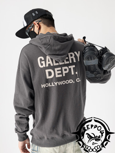 [buy more save more] Front and back monogrammed hoodie-