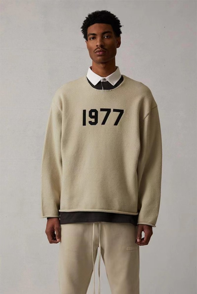 1:1 quality version Pullover Appliquéd Rolled Sweater 3 colors