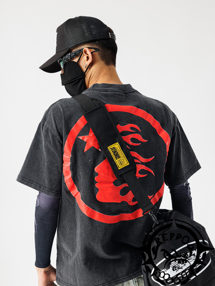 [buy more save more] Red Labeled Star Print tee 3 colors