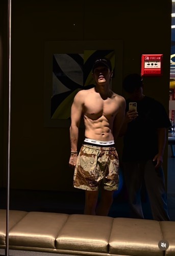 1:1 quality version Round mesh camouflage print shorts
