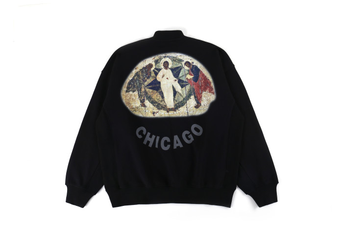 Prayer Portrait Padded Crew Sweatshirt