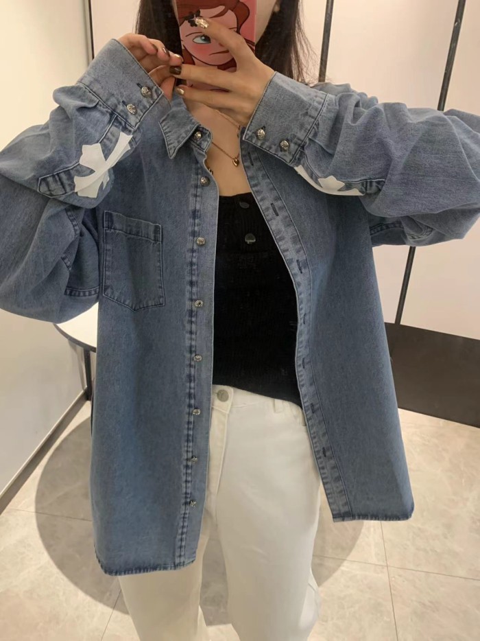 [Buy More Save More] 1:1 quality version Washed and patched denim jacket