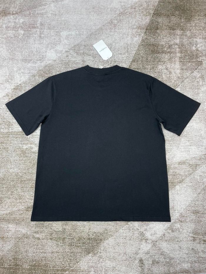 1:1 quality version Prancing Pony Short Sleeve teeTriangle Crocodile Print tee 2 colors