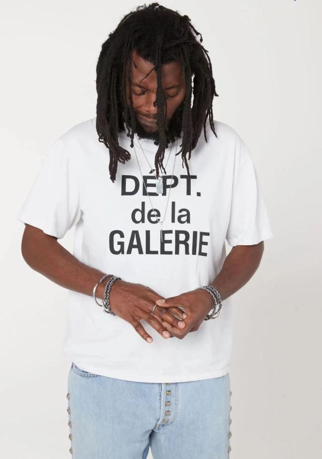 [Big & Tall for weights up to 260 lbs]1:1 quality version Large logo short sleeve on front tee