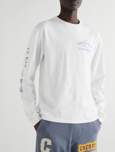 1:1 quality version Arm Small Letter Print Long Sleeve tee