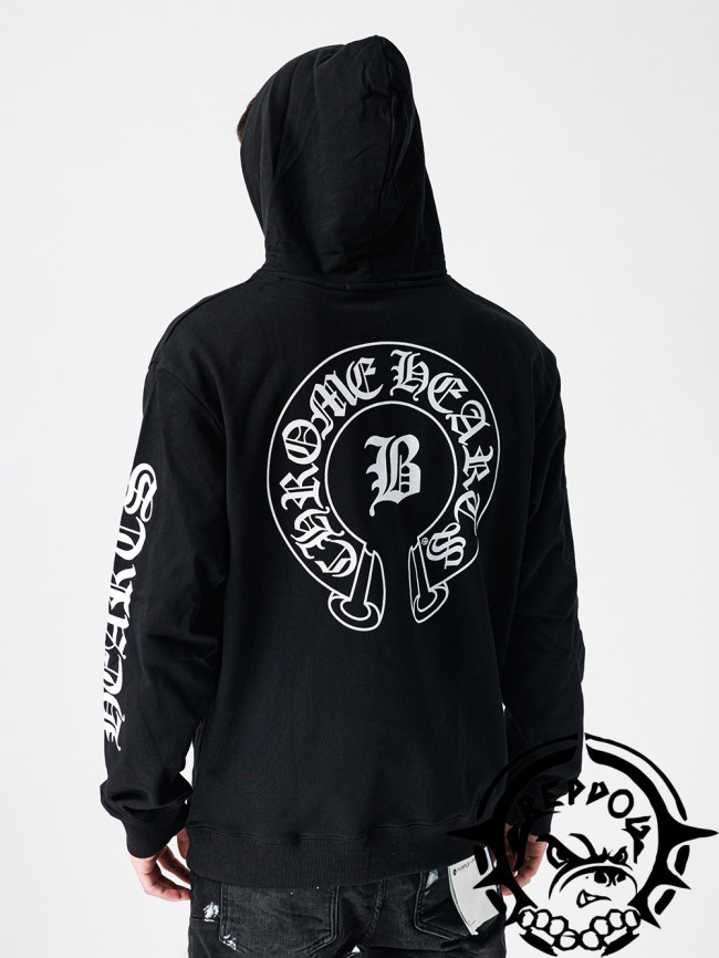 [Buy More Save More]High Street Sanskrit Cross Print Hoodie 2 colors