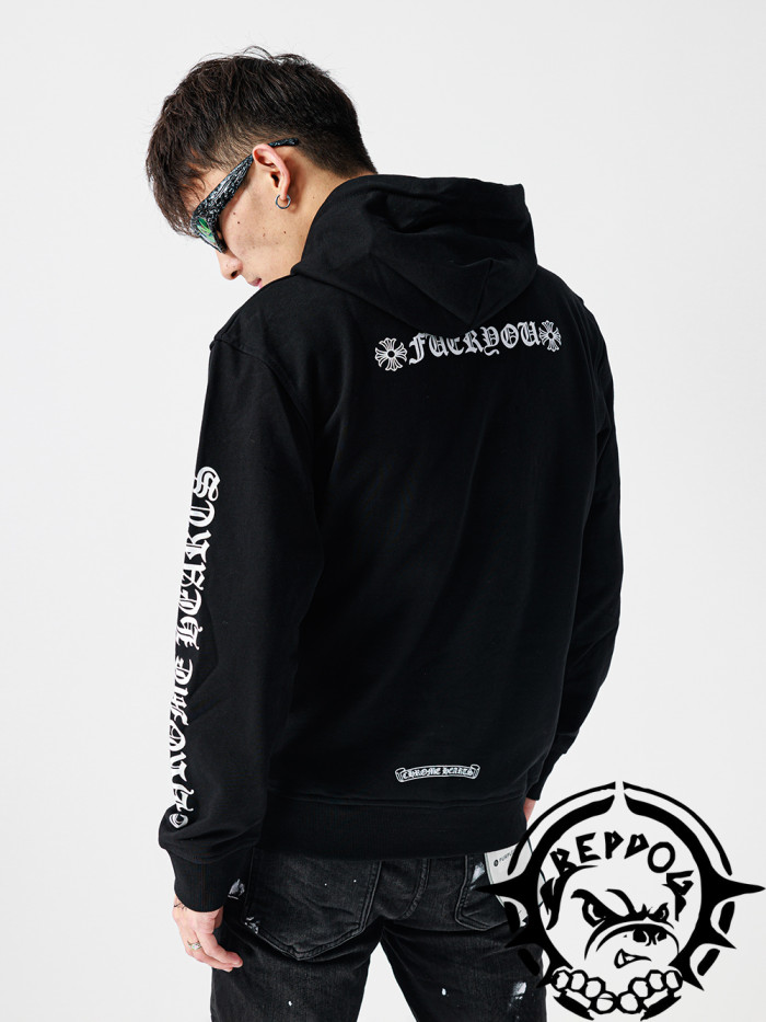 [buy more save more] Simple monogrammed logo drawstring hooded sweatshirt