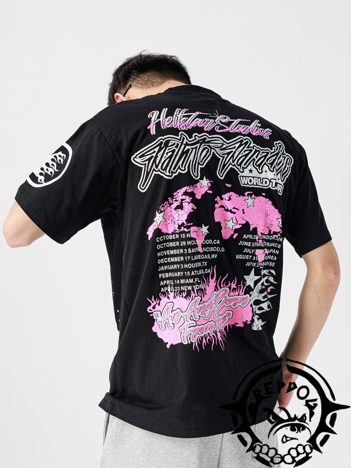 [buy more save more]1:1 quality version Fire Kids World Tour printed  tee