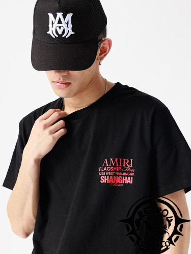 1:1 quality version Cartoon Bones Stacked Print Short Sleeve tee