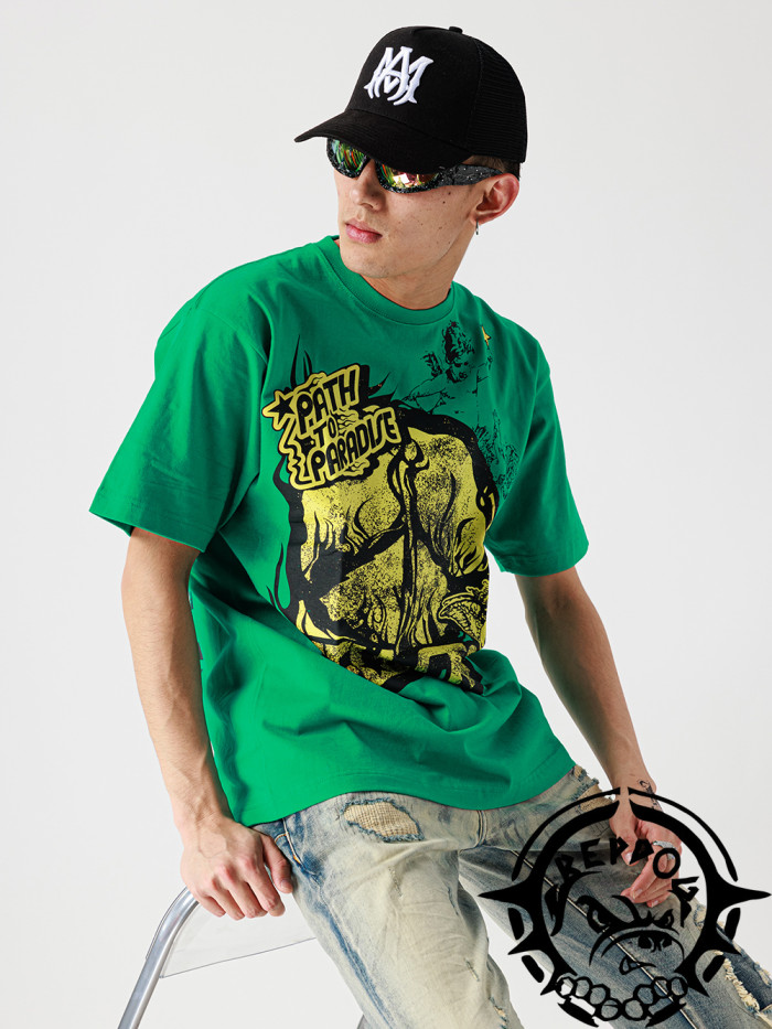 [buy more save more]1:1 quality version Little Monster Print Short Sleeve Tee