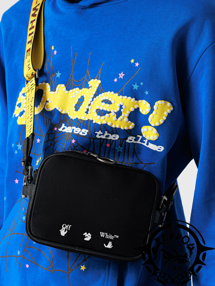 Off whitе new logo crossbody bag shoulder bag