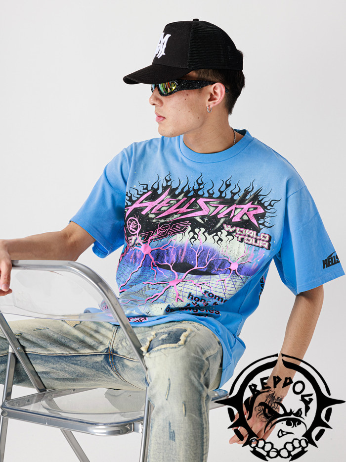 [50% Off]American High Street Washed Short Sleeve T-Shirt 24969094