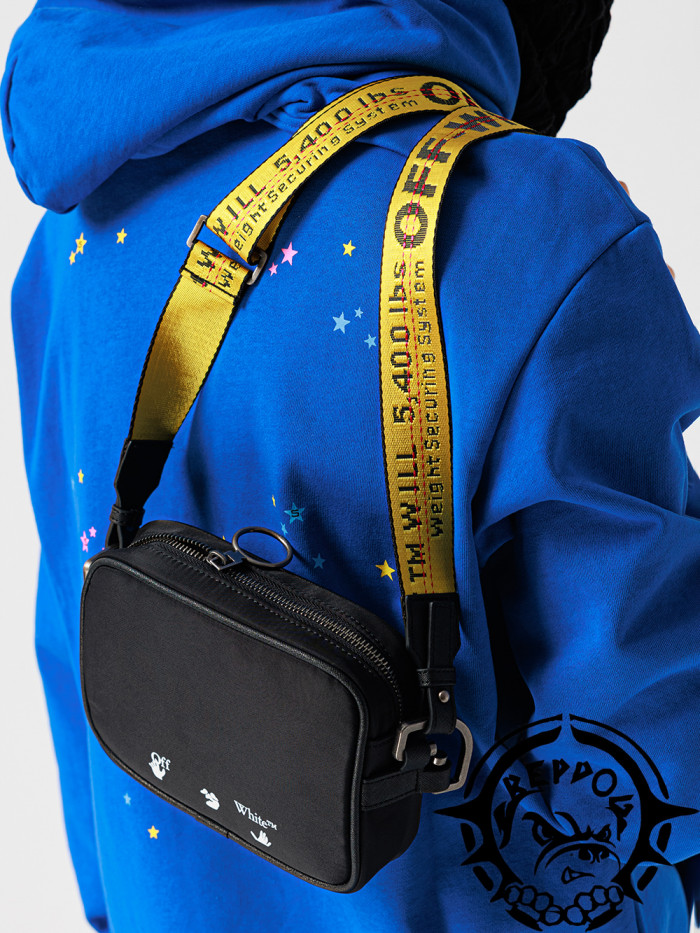 Off whitе new logo crossbody bag shoulder bag