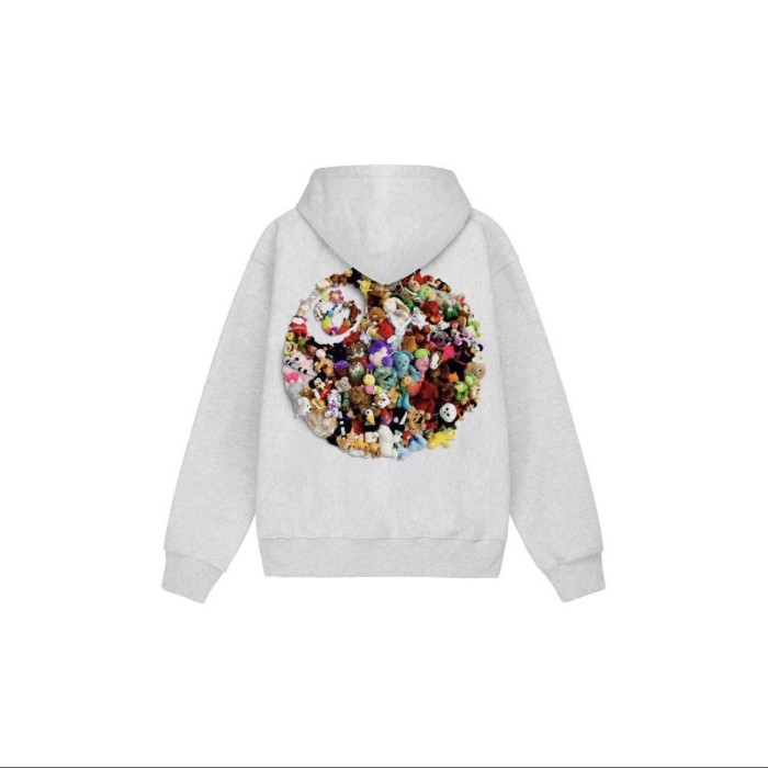 [50% Off]1:1 quality version Dolls 8 Ball Monogrammed Hoodie black grey 22968645