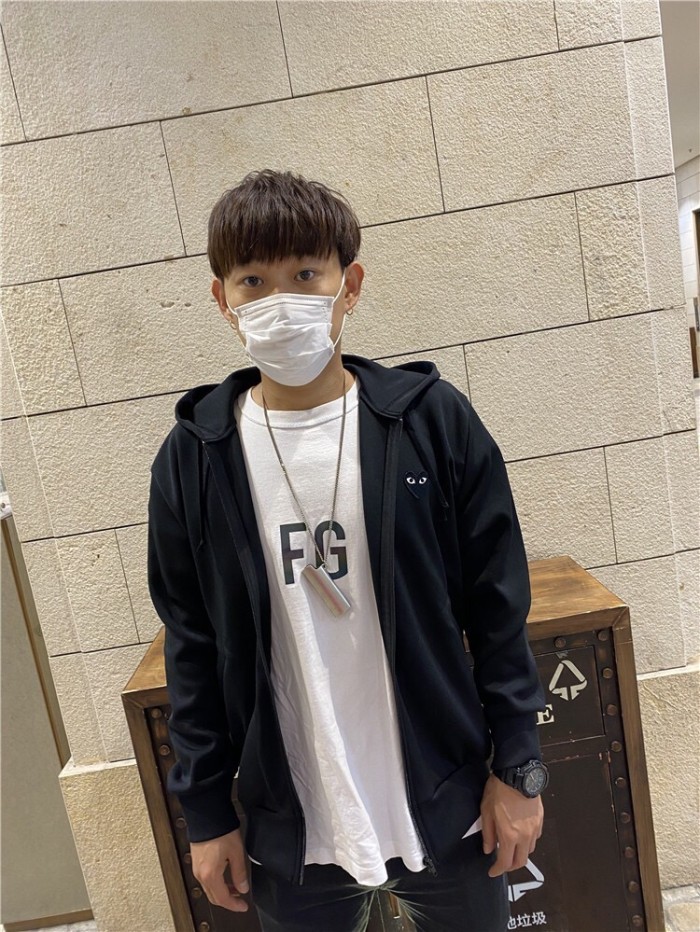 [buy more save more]  Big black logo hoodie