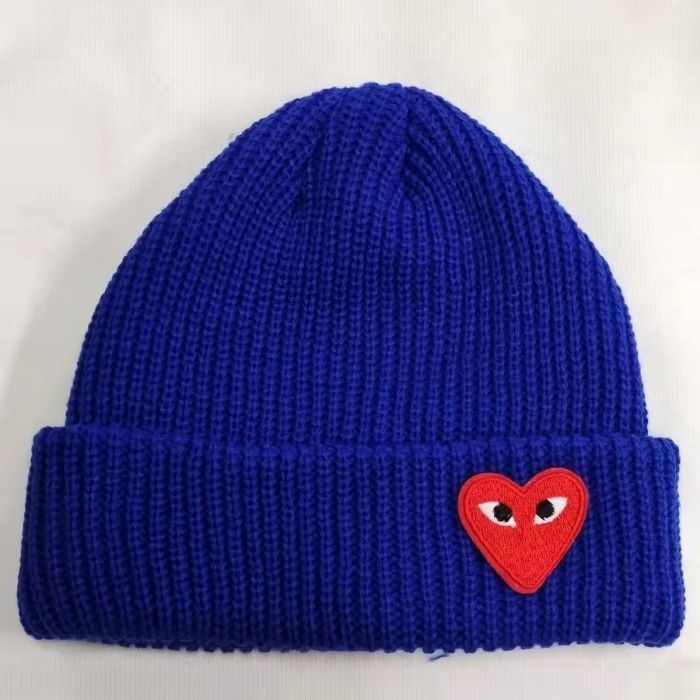 [50% Off]Acrylic Heart Pattern Wool beanie 9 Colors