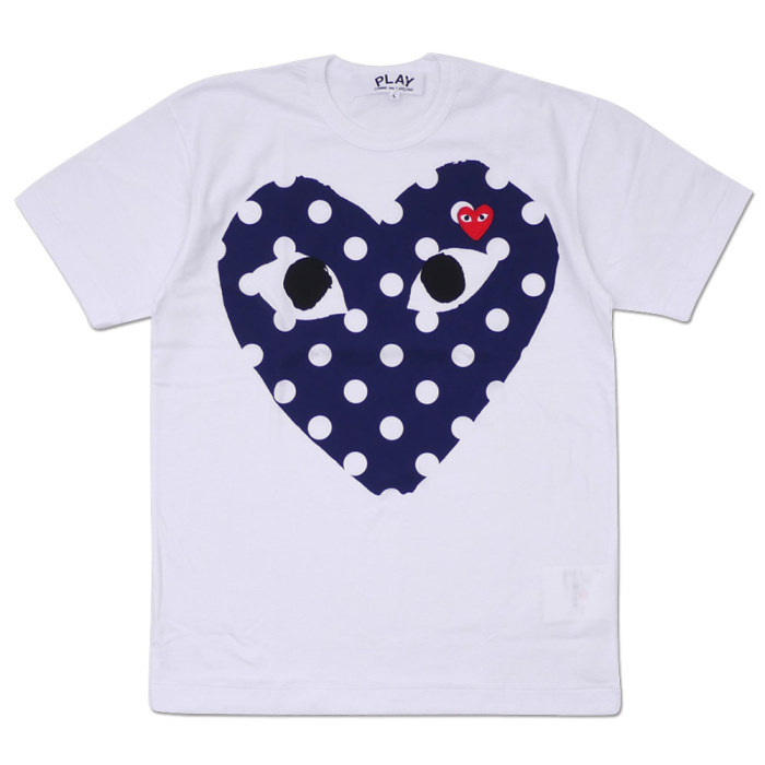 [50% Off]1:1 quality version Big Polka Dot Heart Embroidery T-shirt 22982252